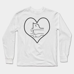 Action potential - Heart Long Sleeve T-Shirt